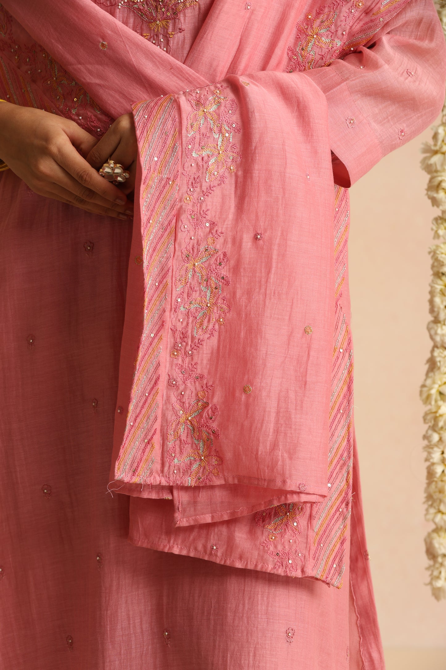 Nakasha Suit Set - Rose Pink