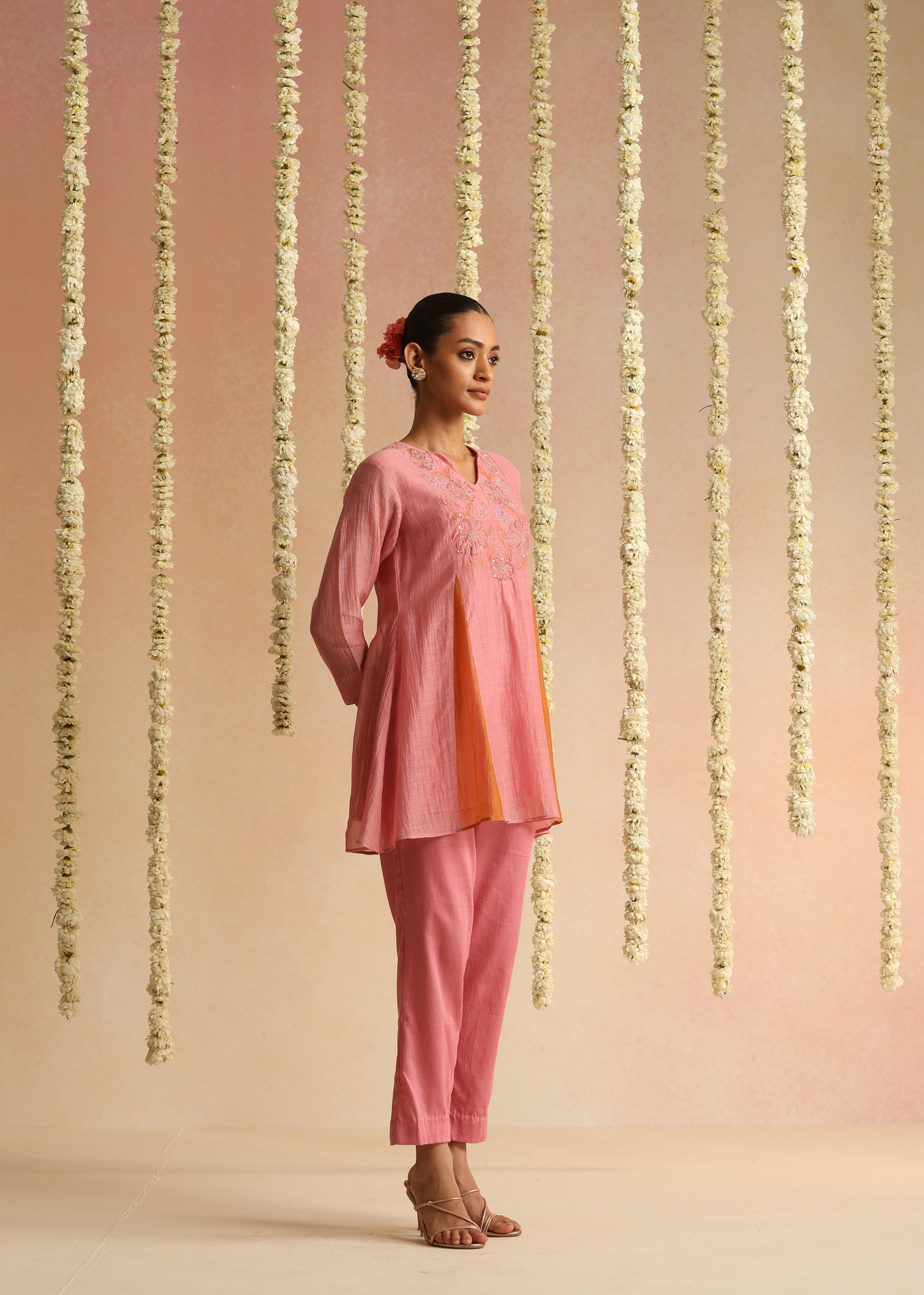 Ujala Cord Set - Rose Pink