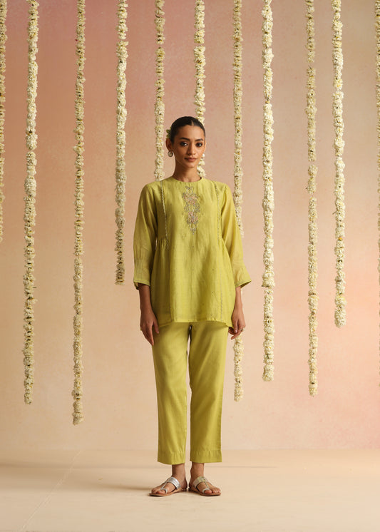 Noor Cord Set - Lime