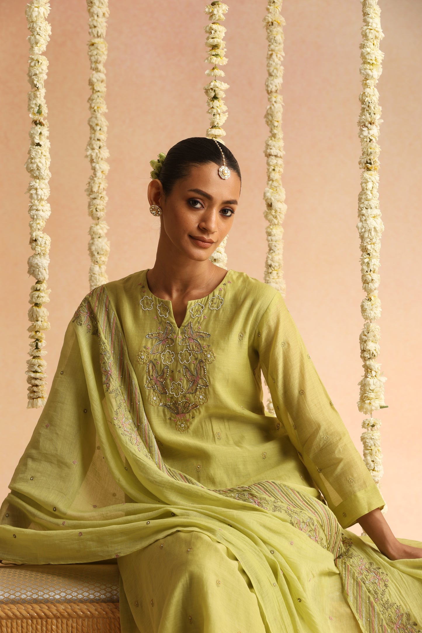 Nakasha Suit Set - Lime