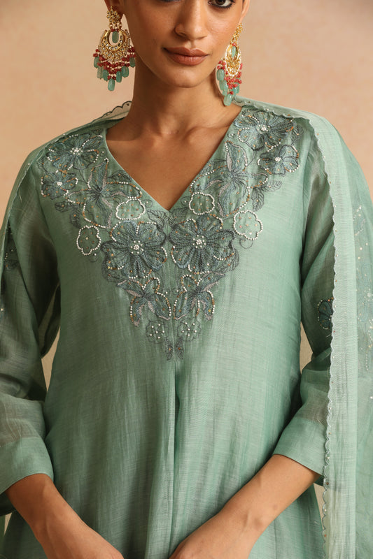 Chandni Suit Set - Blue