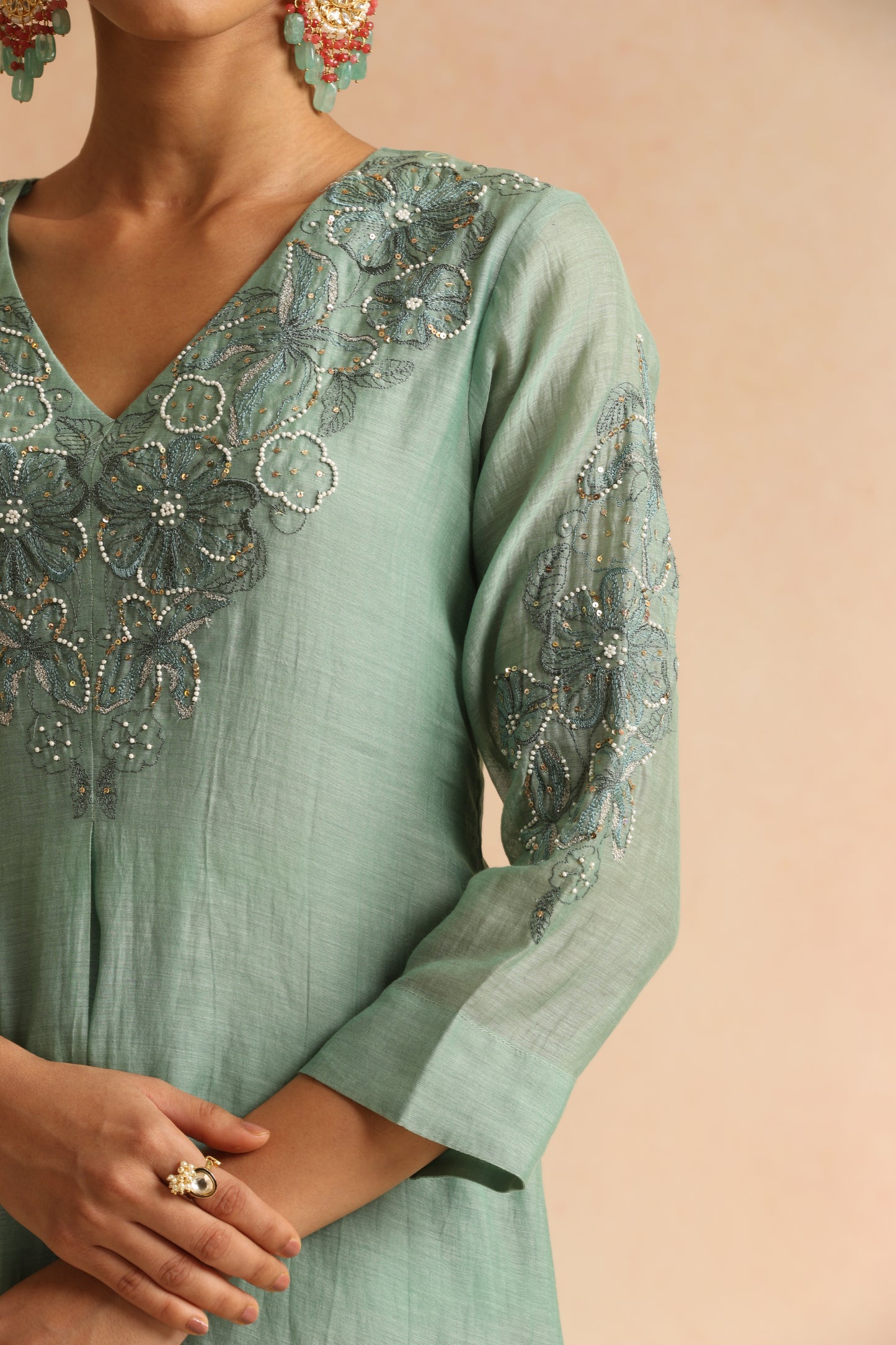 Chandni Suit Set - Blue