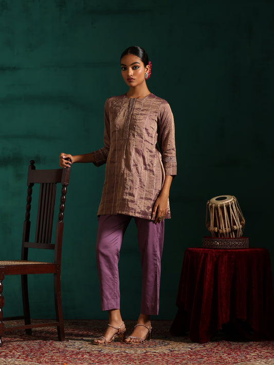 Ayaat Coord Set- Purple