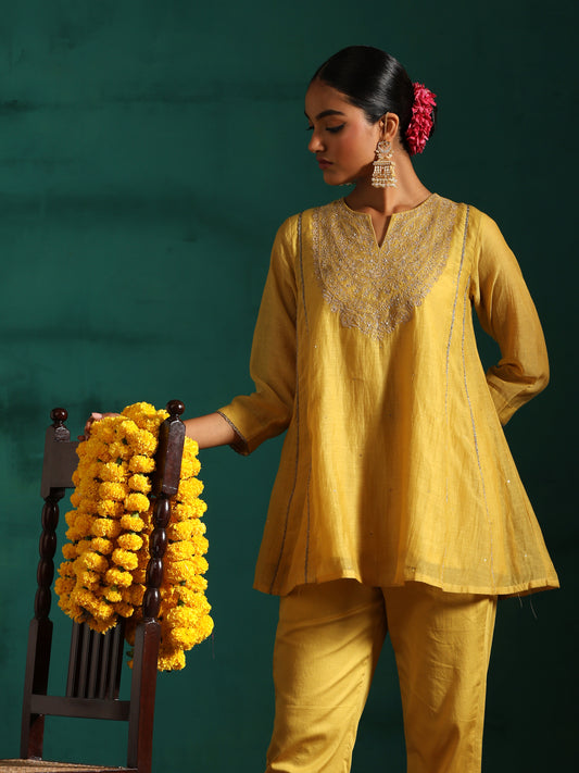 Taabiir Coord Set- Yellow