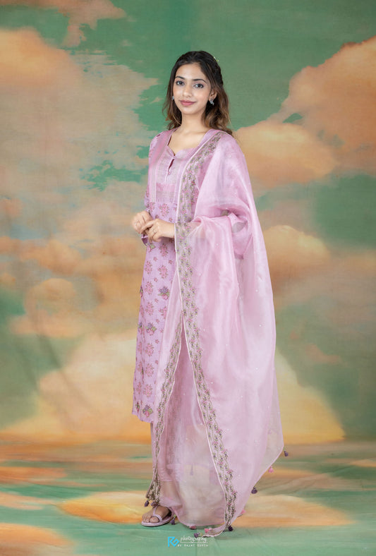 Viola Kurta Set - Purple